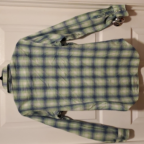 Polo by Ralph Lauren Pearl Snap Rockabilly Men's Western Plaid Shirt - Small - Picture 9 of 11